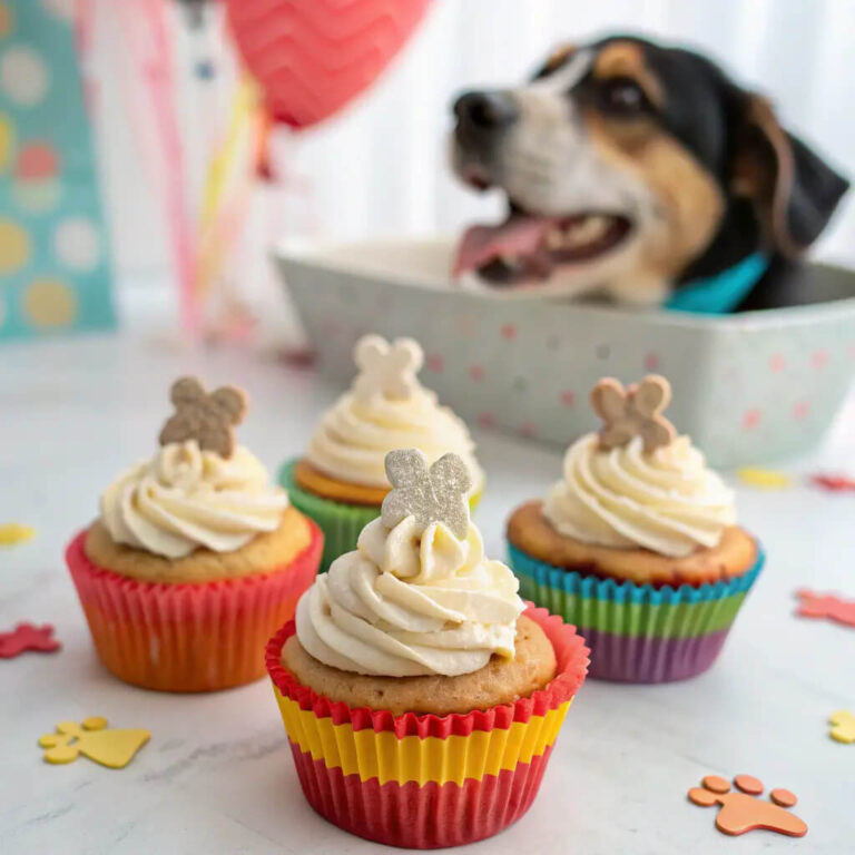 Easy Homemade Dog Birthday Cupcakes Recipe