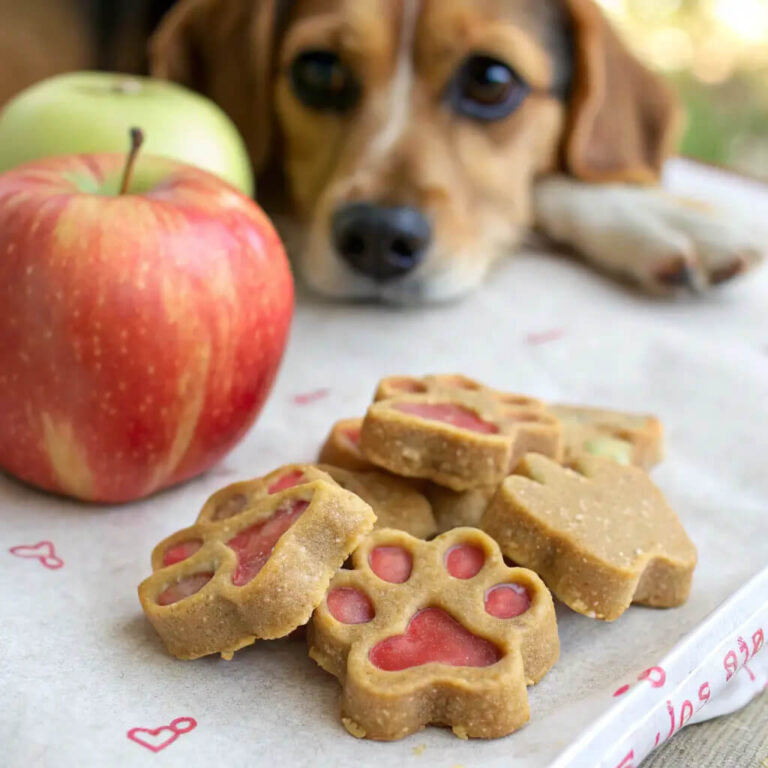 Apple Peanut Butter Dog Treats for a Delicious Snack