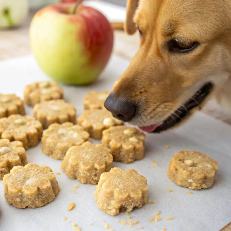 Applesauce Oat Dog Treats for a Simple Snack