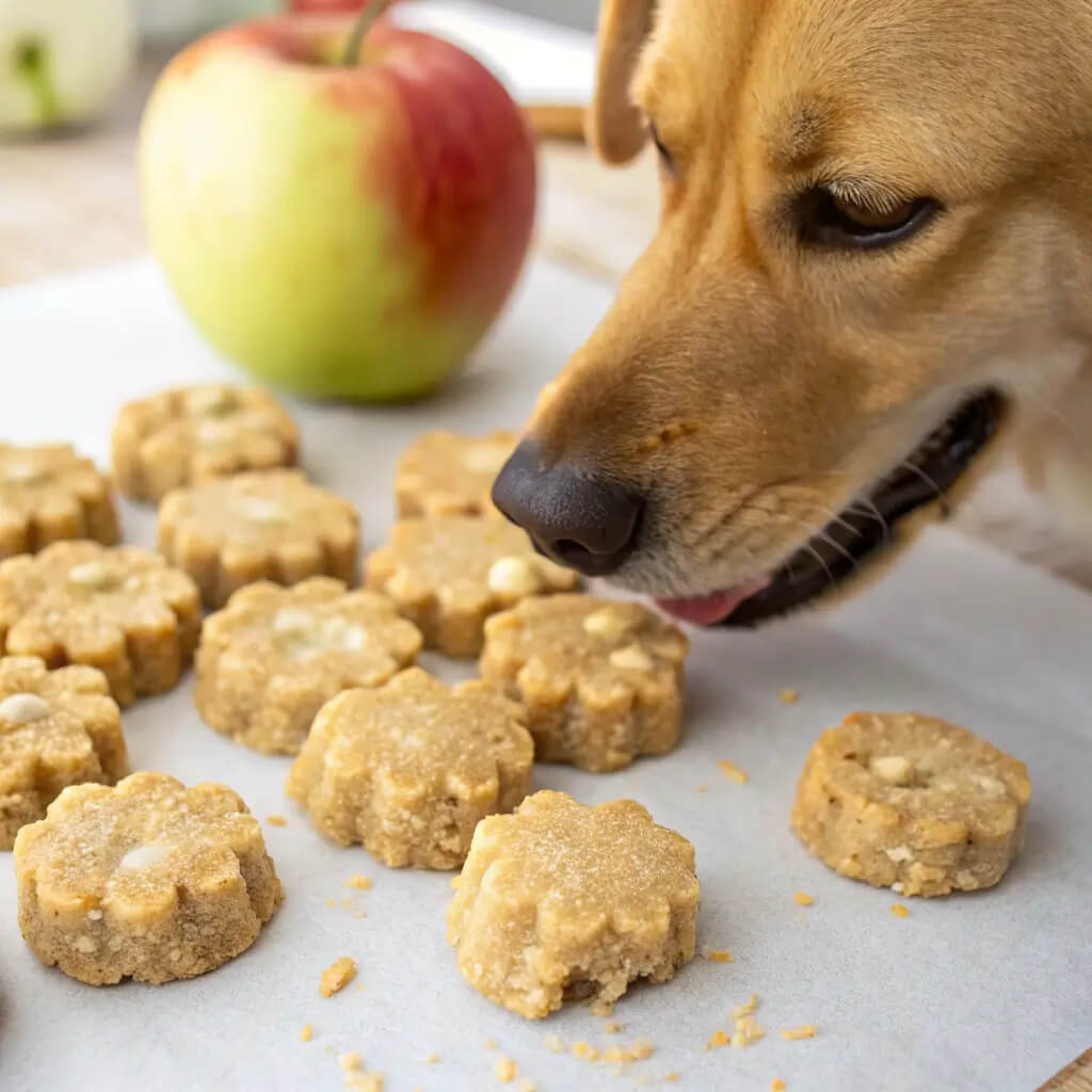 homemade-applesauce-oat-dog-treats