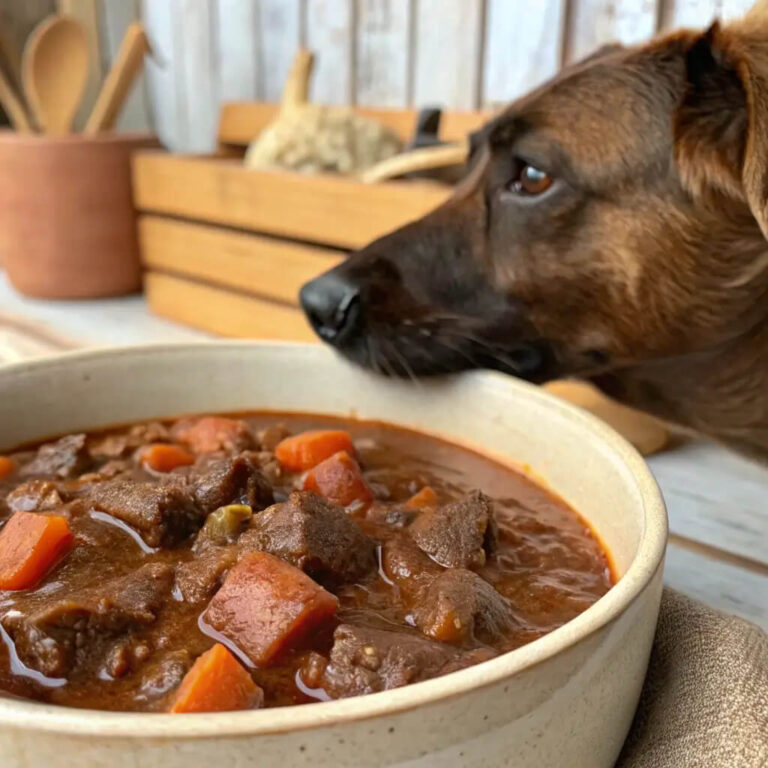 Beef Stew for Dogs Made at Home