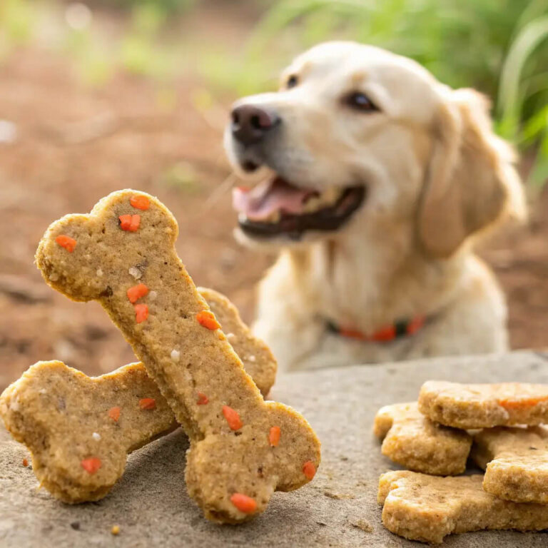 Homemade Carrot Oat Dog Treats Recipe