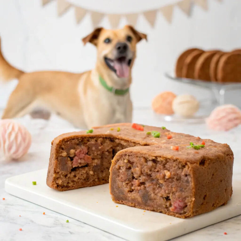 Homemade Meat Dog Cake for Special Celebrations