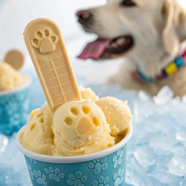 Homemade Dog Ice Cream for a Cool Treat