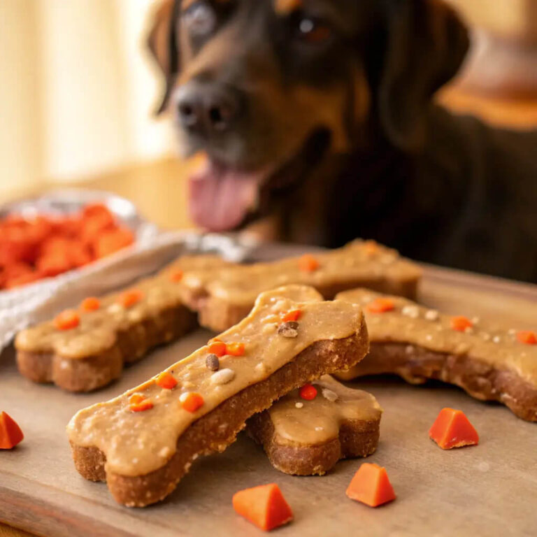 Peanut Butter Carrot Dog Treats Recipe