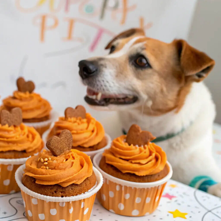 Homemade Pumpkin Dog Cupcakes for Your Pup’s Birthday