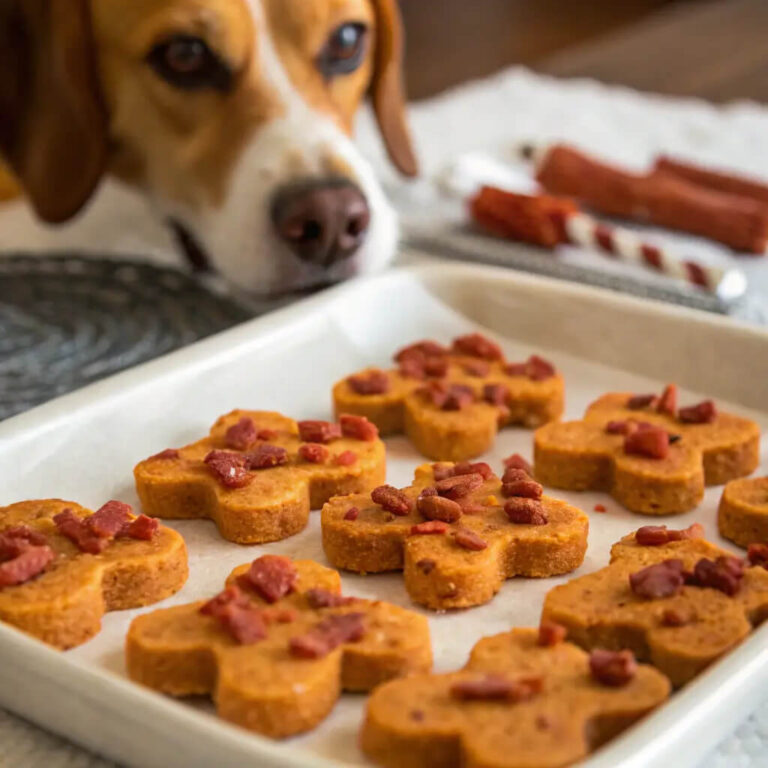 Sweet Potato and Bacon Dog Treats for a Delicious Flavor