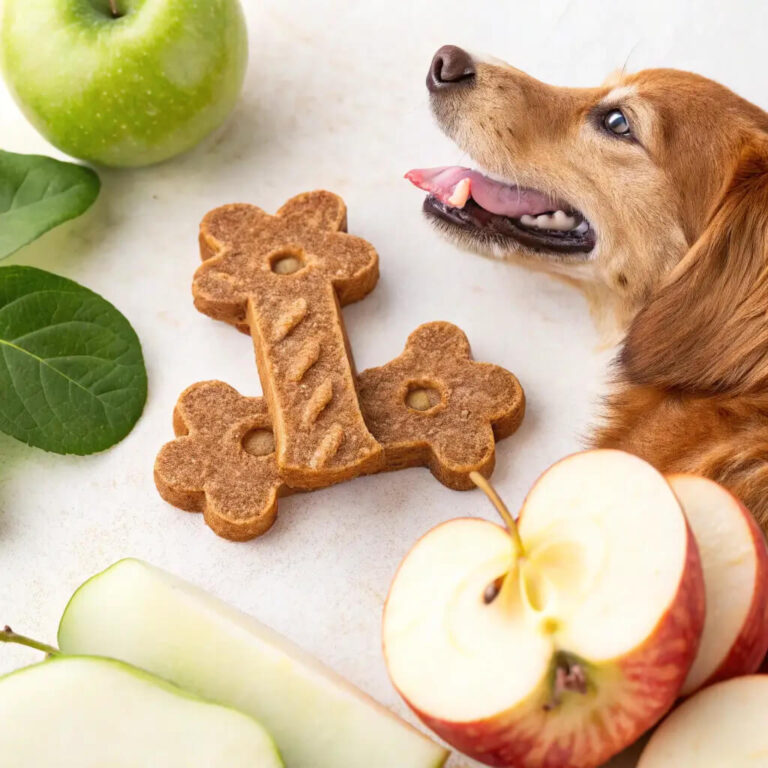 Peanut Butter and Applesauce Dog Treats for a Healthy Bite