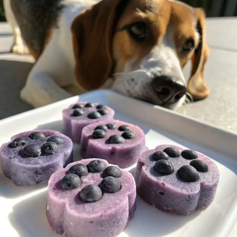 Image result for Homemade Frozen Peanut Butter Banana Dog Treats - dogsdishdelights.com