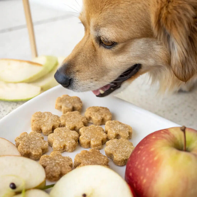 Applesauce Oat Dog Treats for a Simple Snack